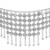 Silver plated waist belt kamar bandh comfortable & adjustable belly chain jewellery for women