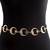 Moon star style gold plated waist belt kamar bandh belly chain trendy jewellery gift for women