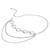 Moon star style silver plated waist belt kamar bandh belly chain trendy jewellery gift