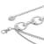 Moon star style silver plated waist belt kamar bandh belly chain trendy jewellery gift