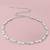 Star design silver plated waist belt kamar bandh belly chain jewellery gift for women & girl