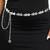 Star design silver plated waist belt kamar bandh belly chain jewellery gift for women & girl