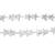 Star design silver plated waist belt kamar bandh belly chain jewellery gift for women & girl