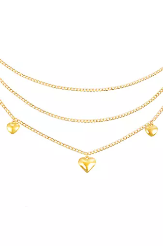 Multi layer gold plate waist belt adjusted kamar bandh belly chain jewellery for women & girl