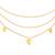 Multi layer gold plate waist belt adjusted kamar bandh belly chain jewellery for women & girl