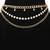 Multi layer gold plate waist belt adjustable kamar bandh belly chain & girl