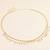 Gold plated cubic zirconia studded adjustable waist kamar bandh belly chain girl