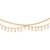 Gold plated cubic zirconia studded adjustable waist kamar bandh belly chain girl