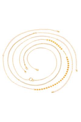 Gold plated cubic zirconia studded 3 stylish belly chain kamar bandh waist belt 1