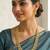 Long necklace earrings for women & girls | gold plated | cz studded | festive temple jewellery