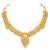 Gold plated lakshmi mofit necklace earrings set ethnic temple jewellery gift for women