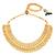 Gold plated lakshmi mofit necklace earrings set ethnic temple jewellery gift for women & girls