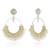 Oxidized silver gold plated lariya studded dangle earrings jewellery gift for women girls