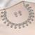 Oxidized silver plated ethnic necklace & drop earrings set fashion jewellery for women & girls