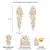 Gold plated cubic zirconia studded drop & dangle earrings western fashion jewellery for women