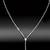 Silver plated american diamond studded necklace & earrings set fashion jewellery for women