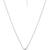 Silver plated ad studded pendant chain necklace & stud earrings set jewellery set for women