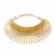 Gold plated choker necklace earrings cuff bracelet set fancy contemporary jewellery for women