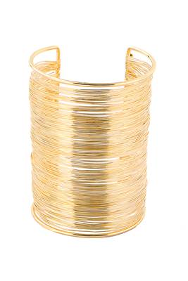 Gold plated fancy adjustable cuff bracelet fashion jewellery gift for women & girls 3