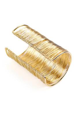 Gold plated fancy adjustable cuff bracelet fashion jewellery gift for women & girls 5