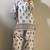White floral print crepe co-ord set for women