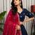 Navy Blue Color Embroidery malti Thred work and sequins work. And Aari mirror work Roman Silk Blend Lahenga Choli Set