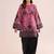 Pink floral print linen co-ord set for women