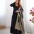  solid roman silk blend chanderi flared anarkali pant and dupatta set