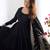 solid roman silk blend chanderi flared anarkali pant and dupatta set