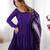  solid roman silk blend chanderi flared anarkali pant and dupatta set