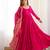  solid roman silk blend chanderi flared anarkali pant and dupatta set