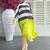 Black stripes print crepe maxi western dress for women