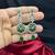 emerald green bridal jewellery set, silver cz necklace earrings, wedding choker set
