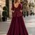 Maroon Satin Free Size Stitched Lehenga Choli with Embroidery & Sequin Work