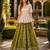 Green Viscose Free Size Stitched Lehenga Choli with Embroidery & Sequence Work