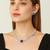emerald green cz diamond necklace and earrings set silver plated bridal jewellery