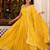 Yellow plain silk stitched anarkali kurta set with dupatta