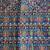 Multicolor Chinon silk blend Saree With Mirror Work