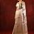 Champagne gold embroidered tissue saree set