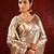 Champagne gold embroidered tissue saree set