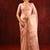 Blush pink embroidered tissue saree set