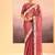 Onion pink embroidered tissue saree set