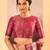 Onion pink embroidered tissue saree set