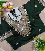 Black gotta patti party wear blouse