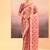 Mauve pink embroidered tissue saree set