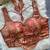 Peach heavy banarasi corset style blouse