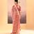 Mauve pink embroidered tissue saree set