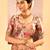 Rose pink embroidered tissue saree set