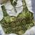 Olive heavy banarasi corset style blouse