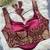 Magenta heavy banarasi corset style blouse